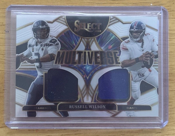 2025 Panini Select Russell Wilson Multiverse #MVJ-RWN Giants Seahawks