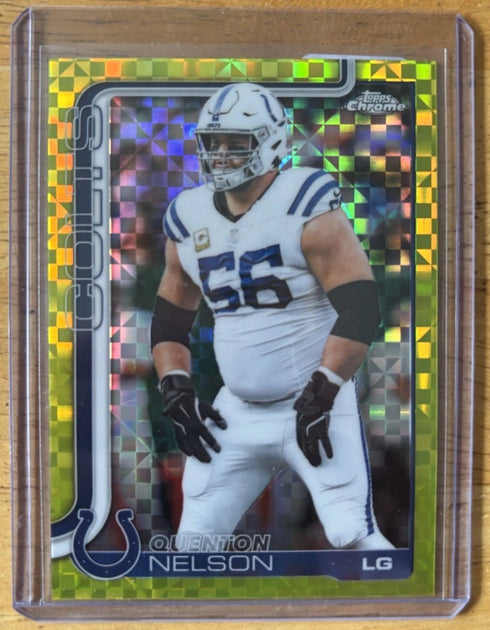 2025 Topps Chrome Quenton Nelson Lime X-Fractor #144