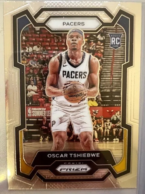 Indiana Pacers Oscar Tshiebwe Rookie Card 2023-23 Panini #292 Trading Card