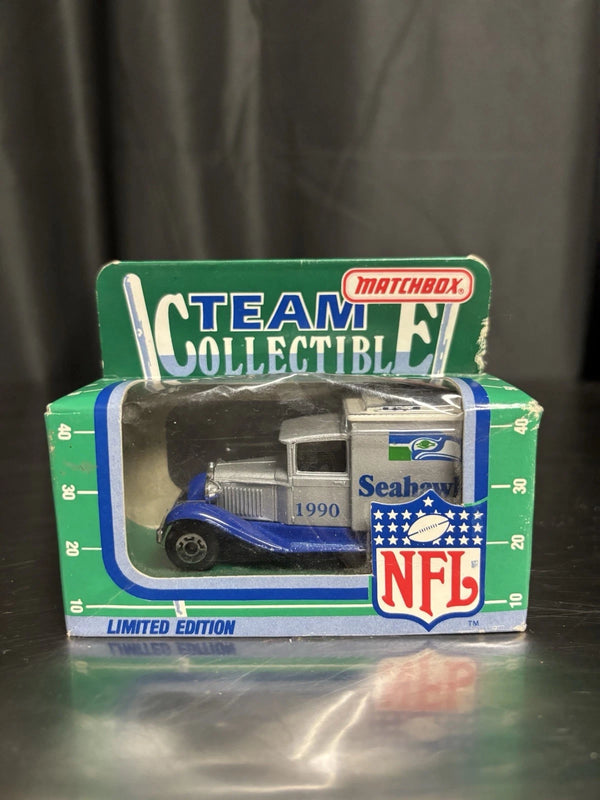 Seattle Seahawks 1990 Limited Edition Matchbox 1:64 Scale Milk Truck Diecast