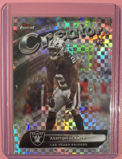 Ashton Jeanty 2025 Topps Finest #CR-16 X-Fractor Creators Rookie RC