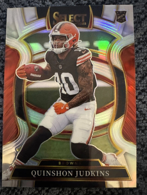 2025 Panini Select Quinshon Judkins Rookie #55 Browns Base NFL Card