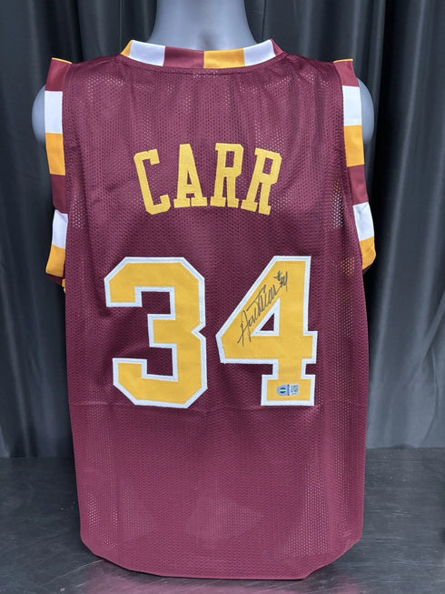 Austin Carr Signed Custom Cleveland Cavaliers Basketball Jersey SWAU COA