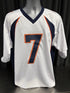 Denver Broncos John Elway Signed Custom White Jersey GTSM COA