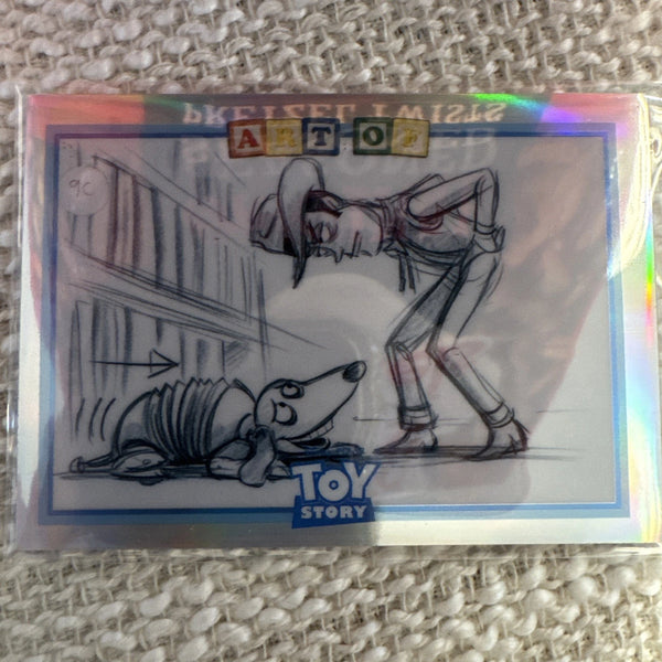 2025 Topps 30 Years Of Toy Story Art of Toy Story Slinky Dog & Woody