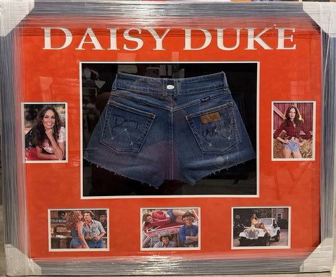 Catherine Bach Daisy Duke Signed Shorts With Photos With JSA COA