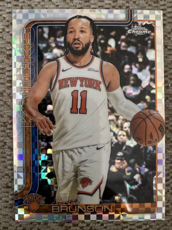 2025-26 Topps Chrome - Jalen Brunson #101 X-Fractor