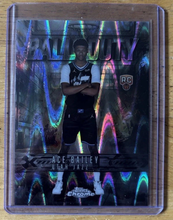 Ace Bailey Topps Chrome RC Ball Of Duty Wave Refractor #BD-24