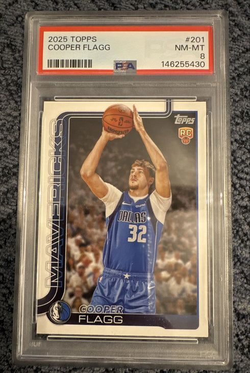 2025-26 Topps - Cooper Flagg #201 (RC) PSA 8