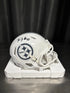 Kaleb Johnson Autographed Steelers Salute Speed Mini Helmet - Beckett W Hologram