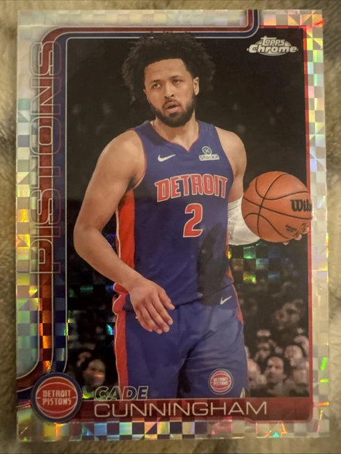 2025-26 Topps Chrome - Cade Cunningham #88 X-Fractor