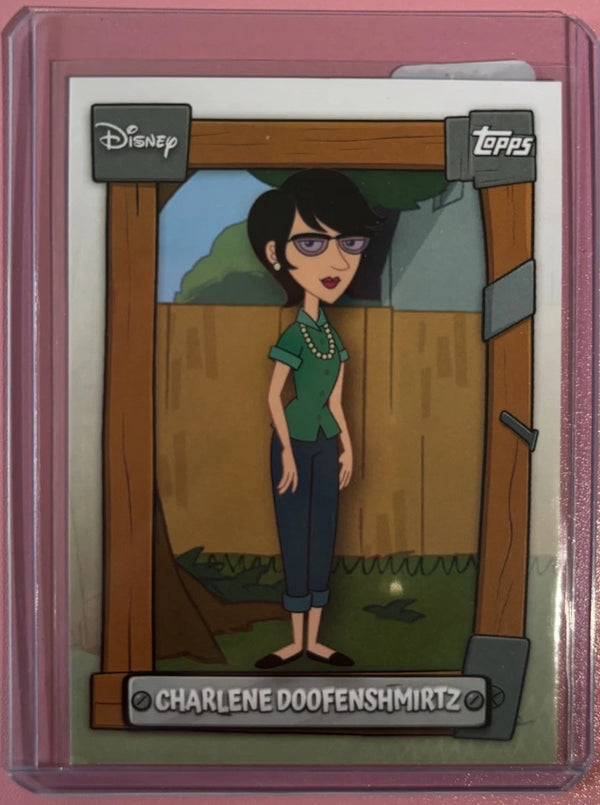 2026 Topps Disney Neon #P&F-13 Charlene Doofenshmirtz Phineas & Ferb