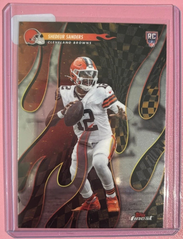 2025 Topps Finest Sheduer Sanders Torchers Browns RC #T-2