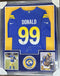 LA Rams Aaron Donald Signed Custom Framed Jersey Beckett Coa