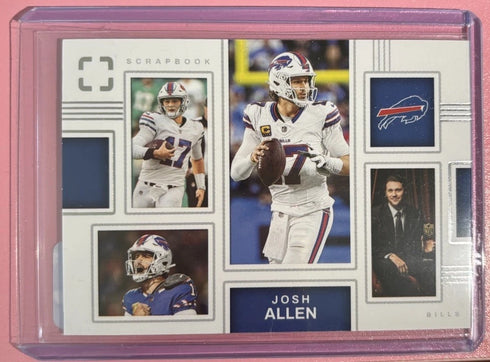 Panini 2025 Photogenic Josh Allen Buffalo Bills Scrapbook Insert #2