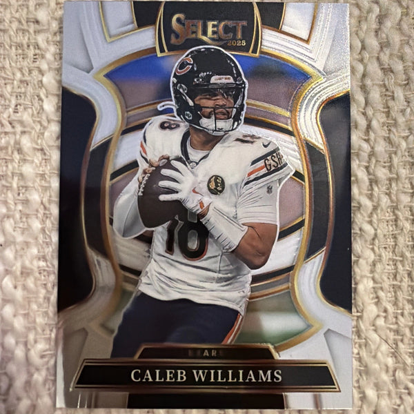 2025 Panini Select Concourse Caleb Williams #73 Chicago Bears Football Card
