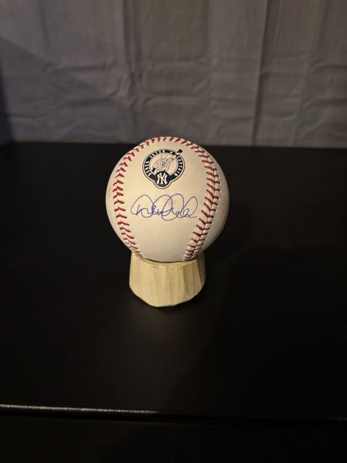 Derek Jeter Signed Signed Retirement Logo Baseball Steiner Auth Yankees