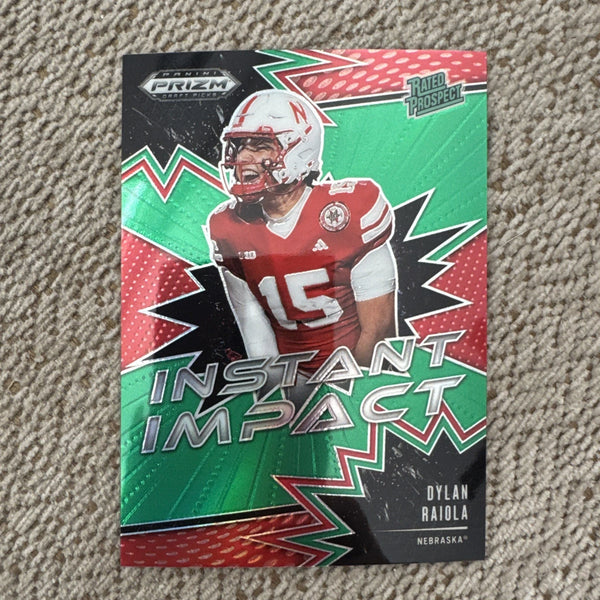 2025 Panini Prizm Draft Picks - Instant Impact Dylan Raiola #II-DRA Green (RC)