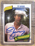 Chevy Chase Signed Ty Webb Autograph Card Bushwood Caddyshack SWAU COA