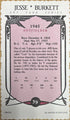 Jesse Burkett 1984 Art Card Series