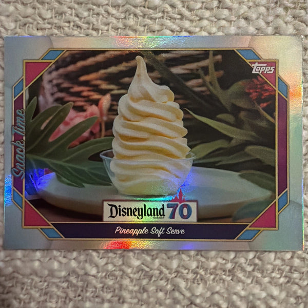 2025 Topps Disneyland 70th - Pineapple Soft Serve #107 Holo