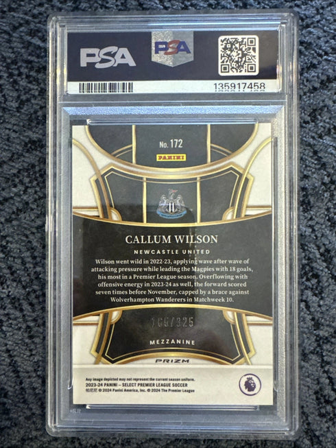 2023 Select P/L Callum Wilson Pink Mojo #172 PSA 10