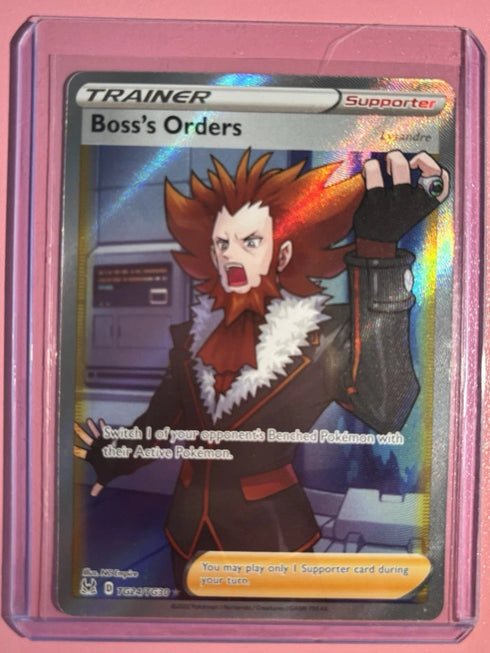NM Boss's Orders TG24/TG30 Swsh11: Lost Origin Trainer Gallery Holo