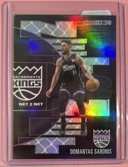 2022-26 Topps NBA Hoops Net 2 Net Domantas Sabonis Kings #NTN-24 Insert