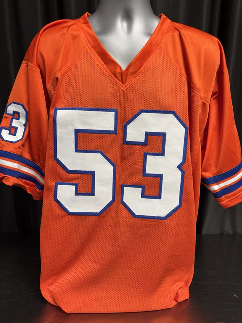 Custom Unsigned Randy Gradishar Orange Jersey XL