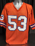 Custom Unsigned Randy Gradishar Orange Jersey XL