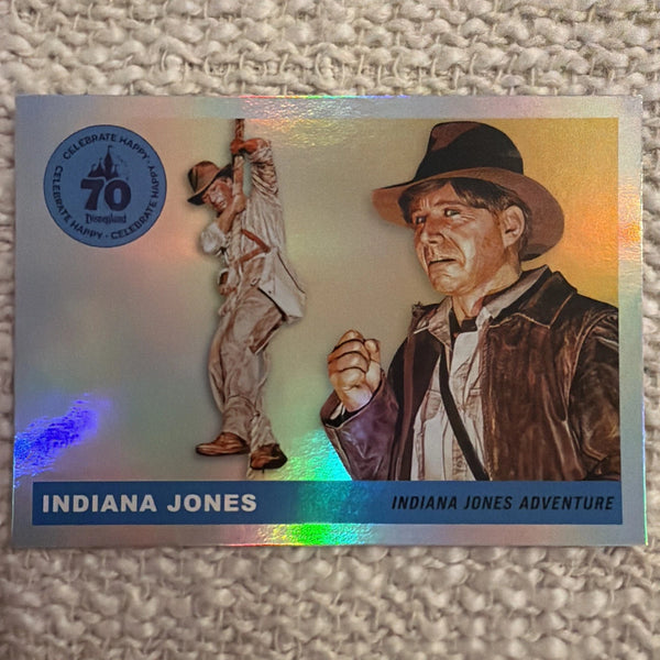 2025 Topps Disneyland 70th Anniversary Indiana Jones Rainbow Foil T55-6