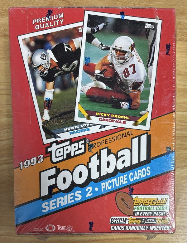 1993 Topps Football Series 2 Box Factory Sealed