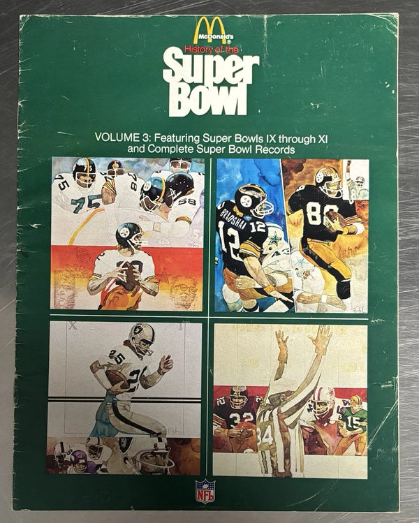 McDonald’s 1977 NFL History Of The Super Bowl Volume 3 Magazine