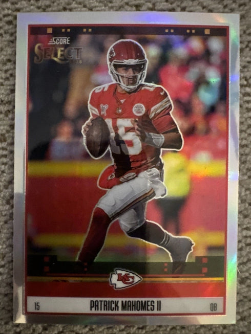 Panini Select Prizm Score Select Throwback Patrick Mahomes II #6 Chiefs 2025