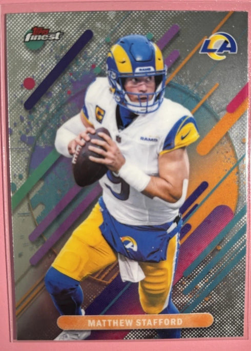 2025 Topps Finest Matthew Stafford Common Los Angeles Rams #60 Football