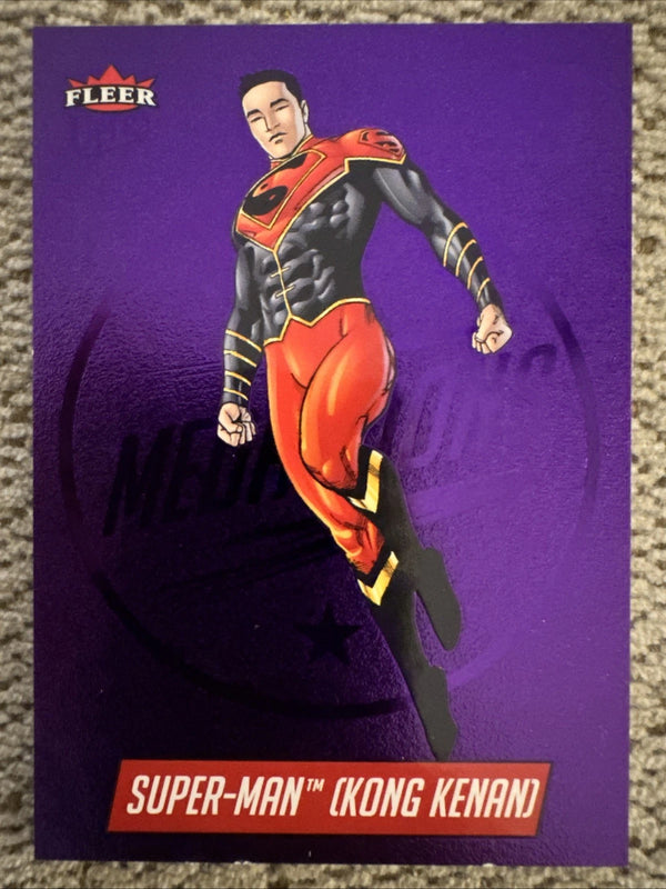 2026 UD Fleer Ultra Superman Purple Medallion #M-8 Superman (Kong Kenan)