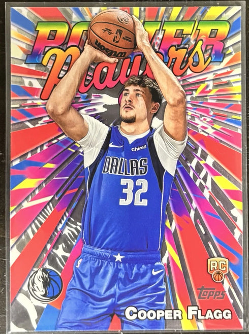 2025-26 Topps - Power Players Cooper Flagg #PP-16 (RC) Mavericks