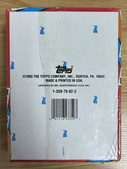 1993 Topps Football Series 2 Box Factory Sealed