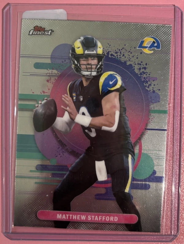 Topps Finest 2025 Matthew Stafford Los Angeles Rams Base Set #139 Uncommon