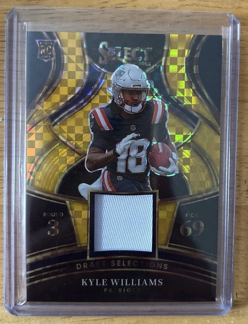 Select 2025 Prizm Draft Selections Rookie Kyle Williams Patch /10