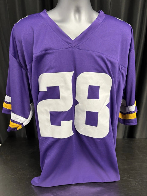 Adrian Peterson Minnesota Vikings Signed Autographed Custom Jersey JSA COA