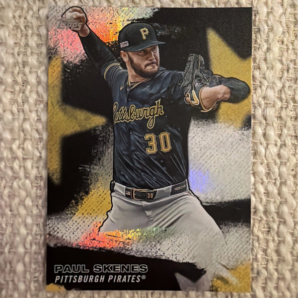 Topps 2025 Series 1 Paul Skenes Pittsburgh Pirates Stars of MLB Insert #SMLB-27