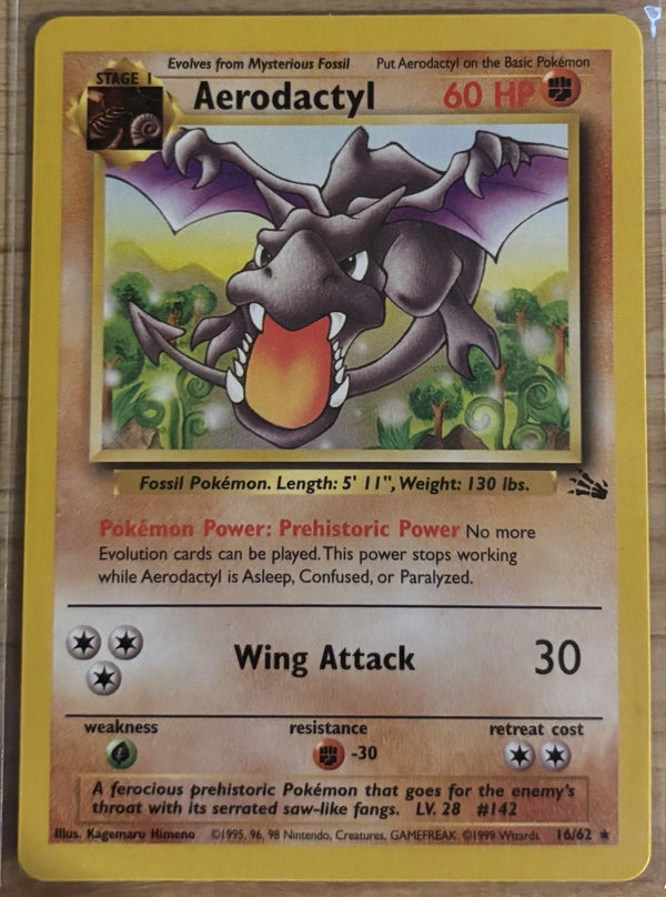 Aerodactyl 16/62 Fossil Regular