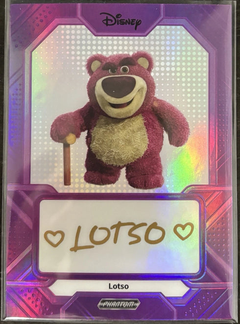 2025 Kakawow Phantom Disney SIGNATURE PURPLE /115 Lotso Card PD-SIP-43