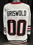 Chevy Chase Signed Blackhawks "Griswold "Jersey (Beckett COA) Christmas Vacation