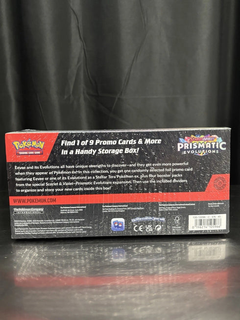 Pokémon Scarlet And Violet Prismatic Evolutions Surprise Box