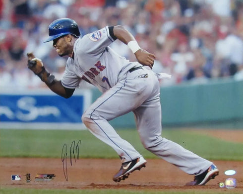 Jose Reyes Autographed 16x20 Photo New York Mets Steiner