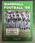 Marshall Football Saturday October 25 1986 Program
