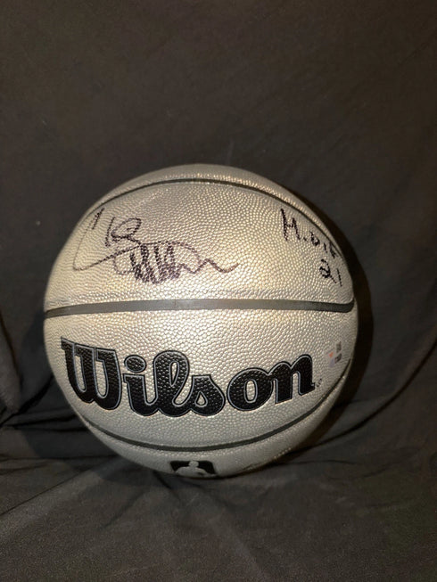 Chris Webber Signed/Inscribed Wilson Basketball With Fanatics COA