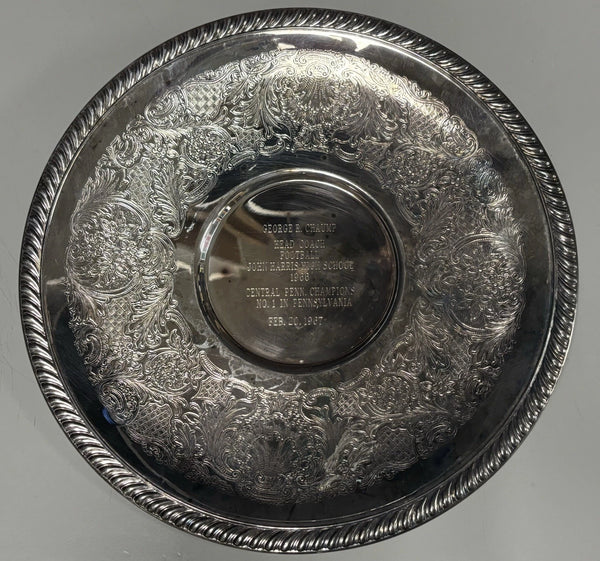 George Chaump John Harris HS Central Penn Champions 1967 Commemorative Plate